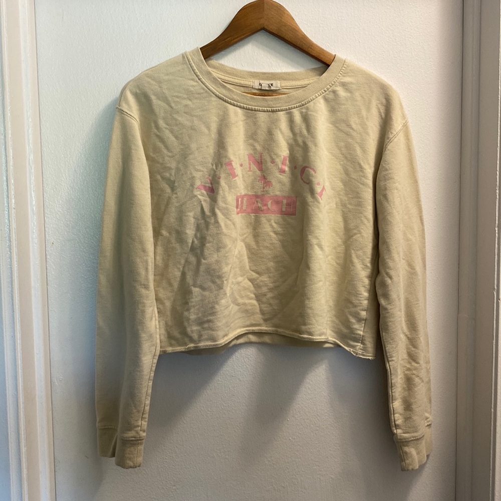 Venice Beach Long Sleeve Crop Top